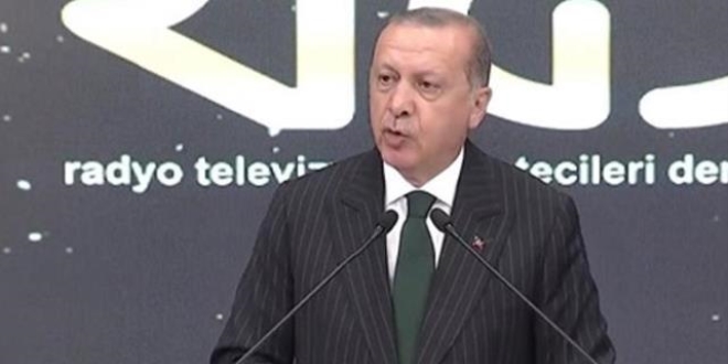 Erdoğan: Kalemşörlerle çarpışarak bu günlere geldik