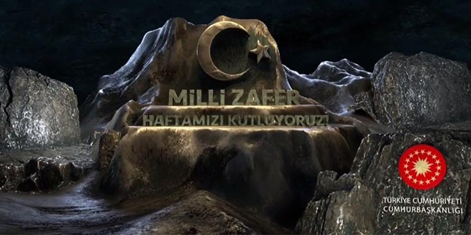 Cumhurba�kanl���n�n 'Zafer Haftas�' videosuna yo�un ilgi