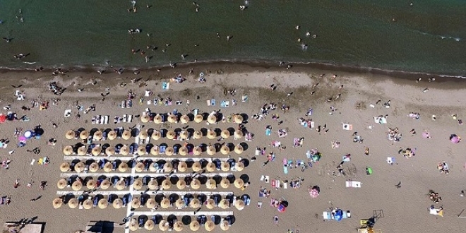 Karadeniz'in 'mavi bayraklı' plaj şehri Samsun