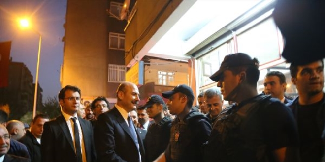 Bakan Soylu'dan şehidin ailesine taziye ziyareti