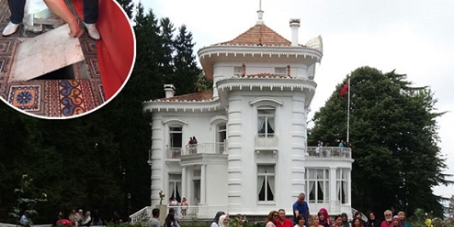 Atatürk Köşkü'ndeki sığınak, 'sarnıç' çıktı
