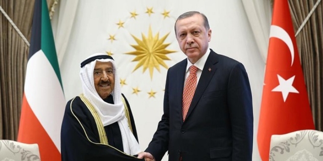 Cumhurbakan Erdoan, Kuveyt Emiri ile telefonda grt