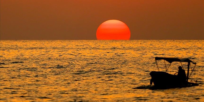 'Batı Karadeniz'in İncisi' gün batımında büyüledi