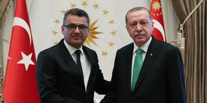 Cumhurbakan Erdoan KKTC Babakan Erhrman' kabul etti