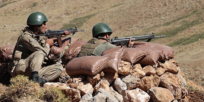 Mehmetçik Herekol Dağı'nda kuş uçurtmuyor