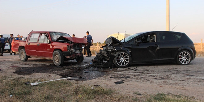 Karaman'da trafik kazas: 9 yaral