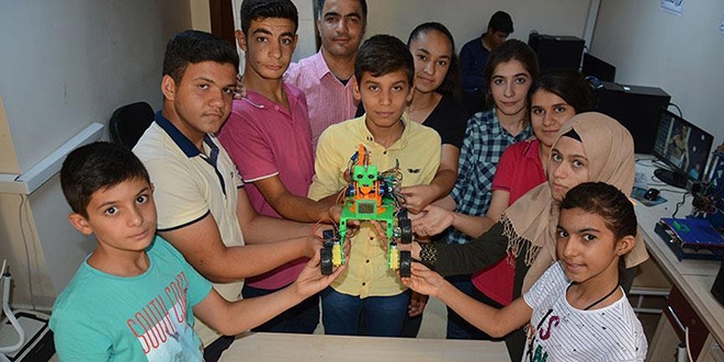 Şanlıurfalı öğrenciler robot tasarladı
