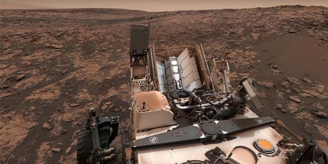 NASA, Curiosity'nin z ekim fotorafn yaymlad