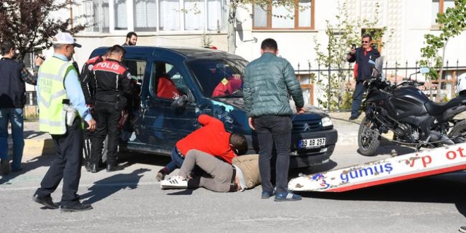 Uygulama noktasından kaçan ehliyetsiz sürücü yakalandı