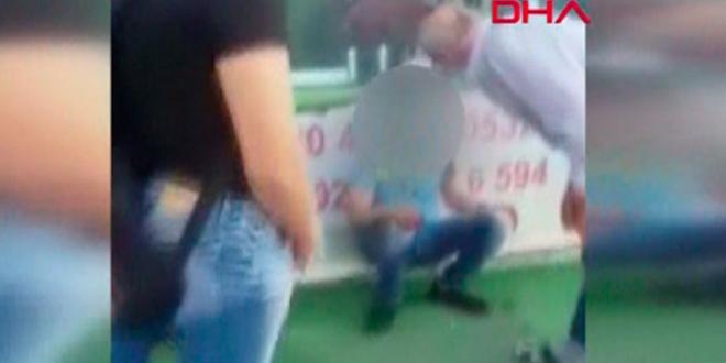 �stanbul'da tacizciye sokak ortas�nda meydan daya��