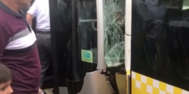 İstanbul'da metrobüs kazası