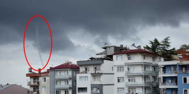 Giresun'da denizde oluşan hortum, korkuttu