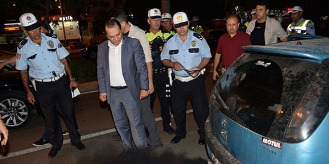 Adana polisi, 'abart egzoz'a sava at