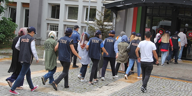 Giresun'dan gözaltına alınan 7 kadın itirafçı oldu