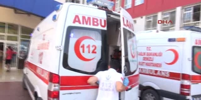 Denizli'de trafik kazas: 8 yaral
