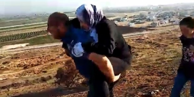 Yaral Suriyeliyi 2 kilometre srtnda tayan polise dl