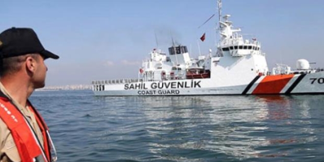 Sahil G�venlik Komutanl���nca bir haftada 546 d�zensiz g��men yakaland�