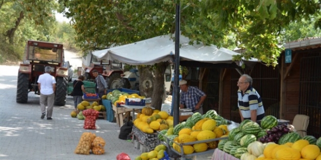 Köy pazarları yeniden göze girdi