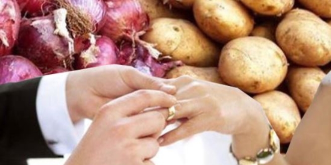 Patates soğan kavgası 15 günlük evliliği bitirdi