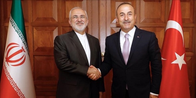 D��i�leri Bakan� �avu�o�lu, �ranl� mevkida�� Zarif ile g�r��t�