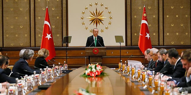 Erdoğan ABD'li şirketlerin Türkiye temsilcileriyle buluştu