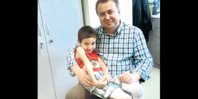 Kesilecek ayak T�rkiye'de kurtuldu