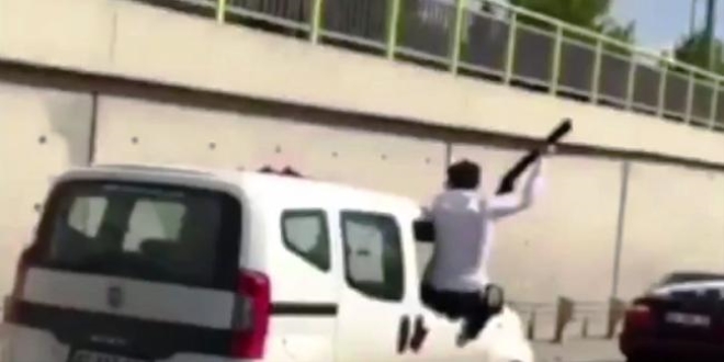 Düğün konvoyunda pompalı tüfekle ateş açan şahıs serbest