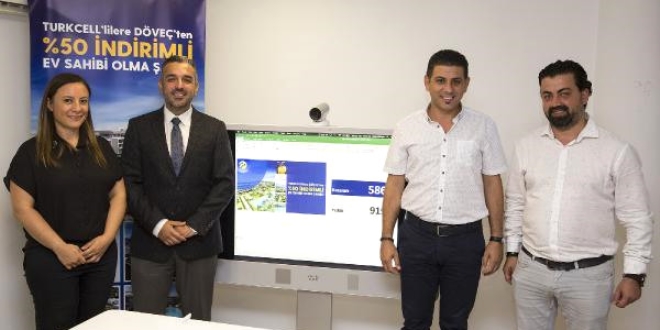 1 SMS attı yüzde 50 indirimle ev sahibi oldu
