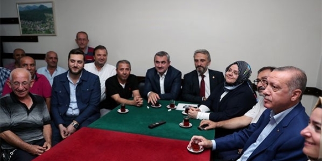 Cumhurbaşkanı Erdoğan'dan sürpriz ziyaret