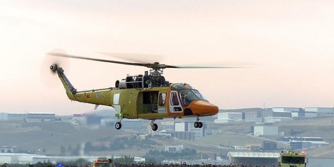 Yerli helikopter motorunun gücü test edildi