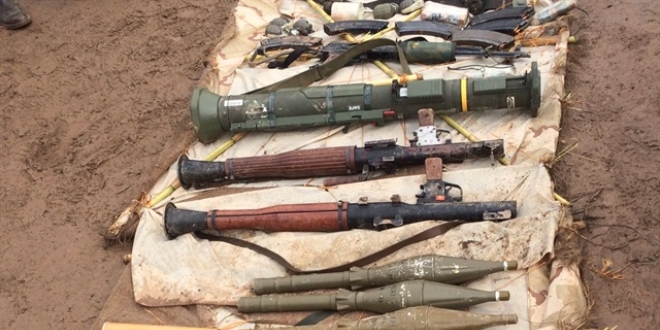 rnak'ta terristlere ait silah ve mhimmat bulundu