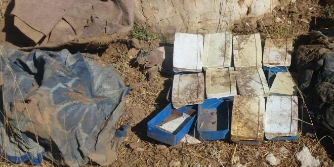 Siirt'te teröristlere ait mühimmat ele geçirildi