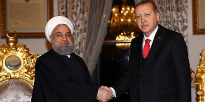 Erdoğan, İran Cumhurbaşkanı Hasan Ruhani görüşmesi bitti