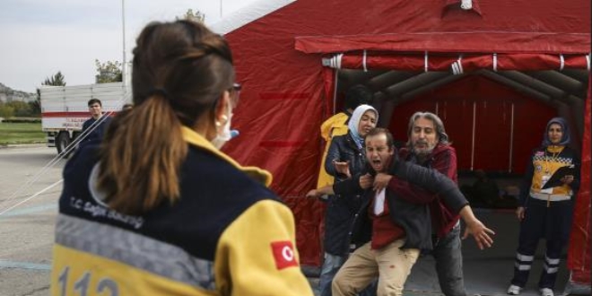 Başkentte Ambulans Rallisi tatbikatı