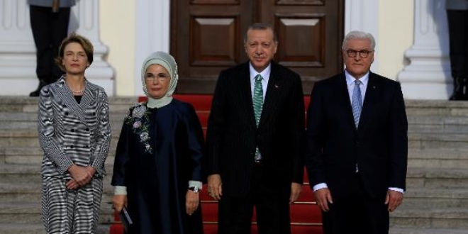Cumhurbaşkanı Erdoğan Almanya'da