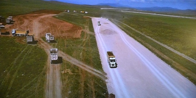 G�m��hane'de havaliman� i�in �al��malar s�r�yor