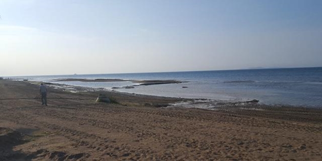 Yalova'da 25 metre �ekilen deniz eski haline d�nd�