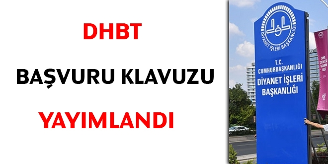 2018 DHBT başvuru kılavuzu yayımlandı