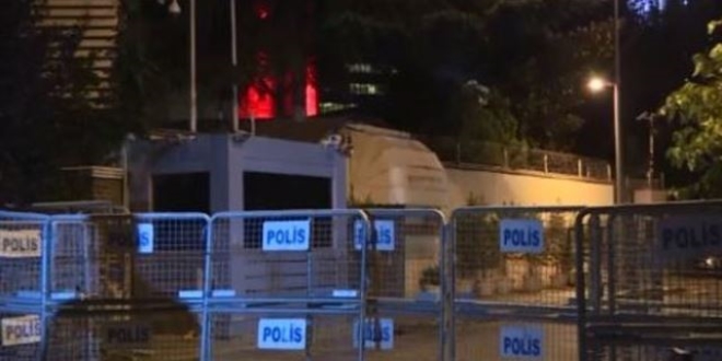 Suudi Arabistan Başkonsolosluğunda hareketli dakikalar