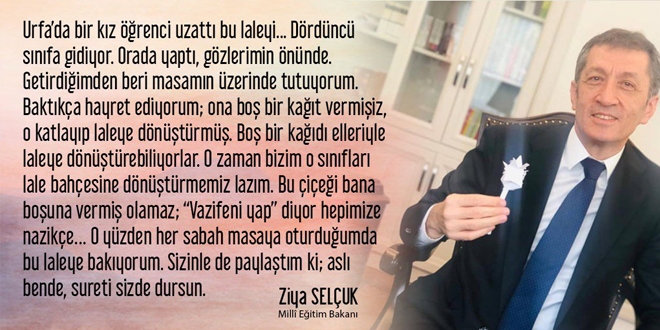 Ziya Selçuk: Ben dahil herkes 'vazifesini' yapmalı!