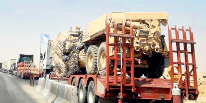 Hendekleri rahat kazsınlar diye tam 500 TIR malzeme