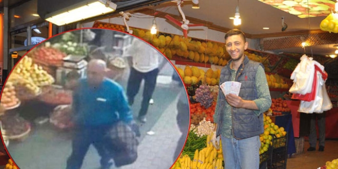 Dükkanının önünde para düşüren yaşlı adamı arıyor