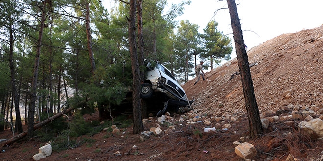 Kahramanmaraş'ta minibüs devrildi: 1 ölü, 11 yaralı