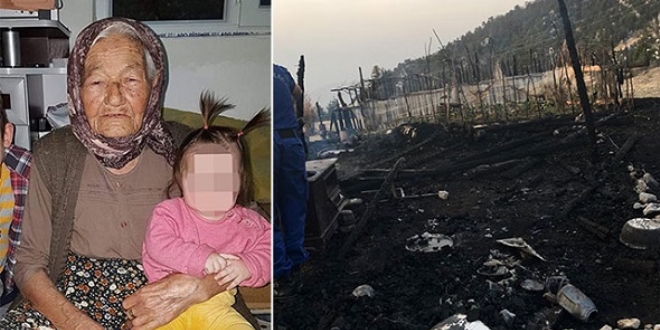 Yanan evine parasını almak için girince...
