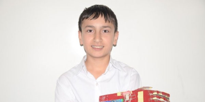 Ortaokul öğrencisi 'Mehmetçik' için tasarladı