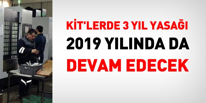KİT'lerde, 3 yıl nakil yasağı, 2019 yılında da devam edecek
