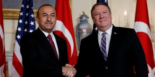 Dışişleri Bakanı Çavuşoğlu, Pompeo ile görüştü