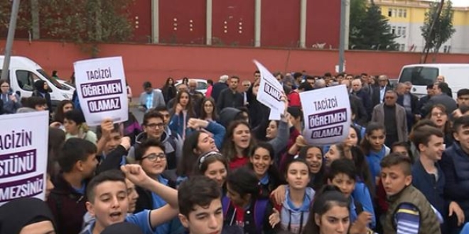 Taciz iddiası okulu karıştırdı