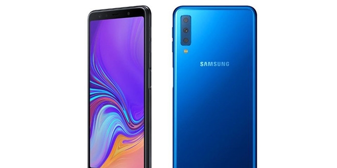 Üç arka kameralı Galaxy A7 Türkiye'de satışa çıkıyor