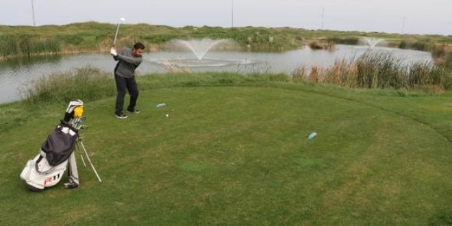 Dünyada tek örneği Samsun'da 18 çukurlu golf sahası